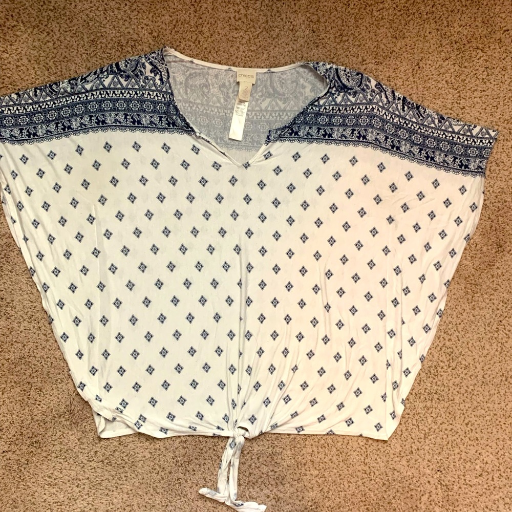 Chico’s Dolman twist top size 2